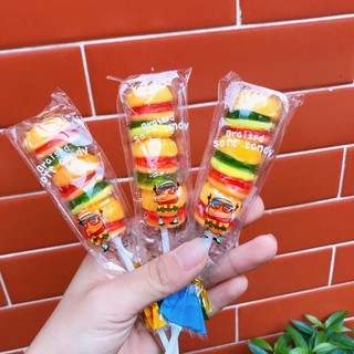 KẸO DẺO BURGER HONGKONG - KẸO DẺO QUE HÌNH HAMBURGER