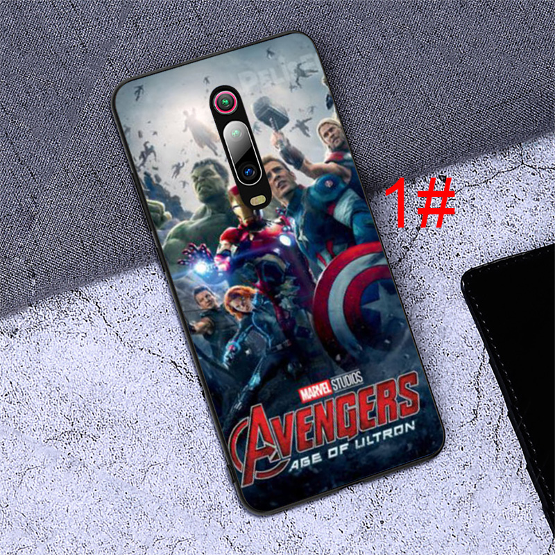 Ốp Lưng Truyện Tranh Marvel Avengers Cho Redmi Note 9 9s 8t 8 7 6 5 Pro 5a Prime 4x Poco X2 152s