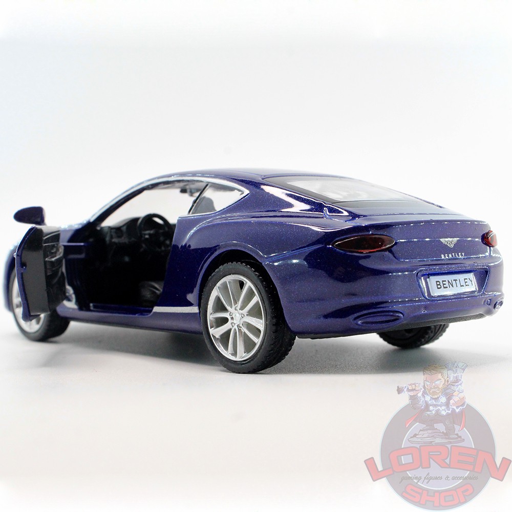 Mô hình ô tô kim loại Bentley Continental GT tỷ lệ 1:36, siêu xe đồ chơi chạy cót 13 cm lorenshop