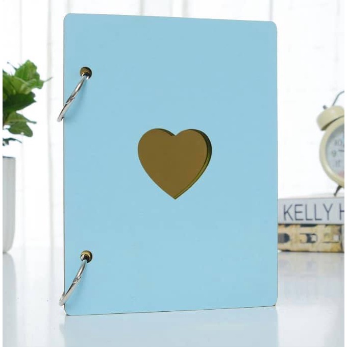 ⚡Album D.I.Y dán ảnh Heart wood ⚡