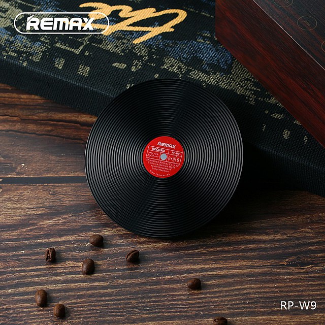 Sạc nhanh không dây Remax 10W chuẩn Qi cực đẹp - Vinyl Series RP-W9