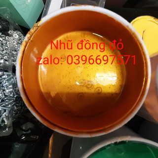 [Hộp 1kg] Sơn Nhũ Đồng Đỏ cao cấp hệ nước ngoại thất
