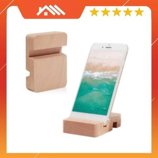 Giá đỡ điện thoại gỗ thông FEGO / Kệ để điện thoại trên bàn xem phim