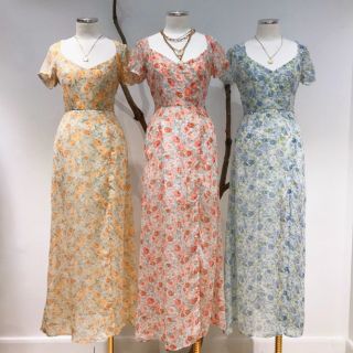 MAXI KHOÉT LƯNG XẺ TÀ