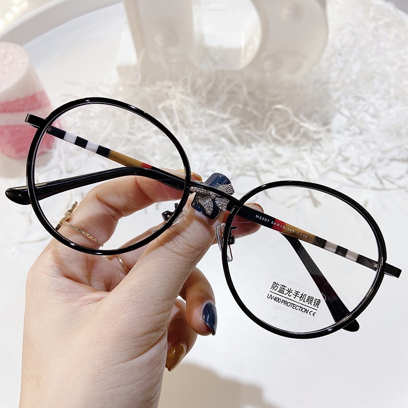 Mắt Kính Gọng Tròn Chống Ánh Sáng Xanh Thời Trang Cho Nam Nữjz2307 | BigBuy360 - bigbuy360.vn