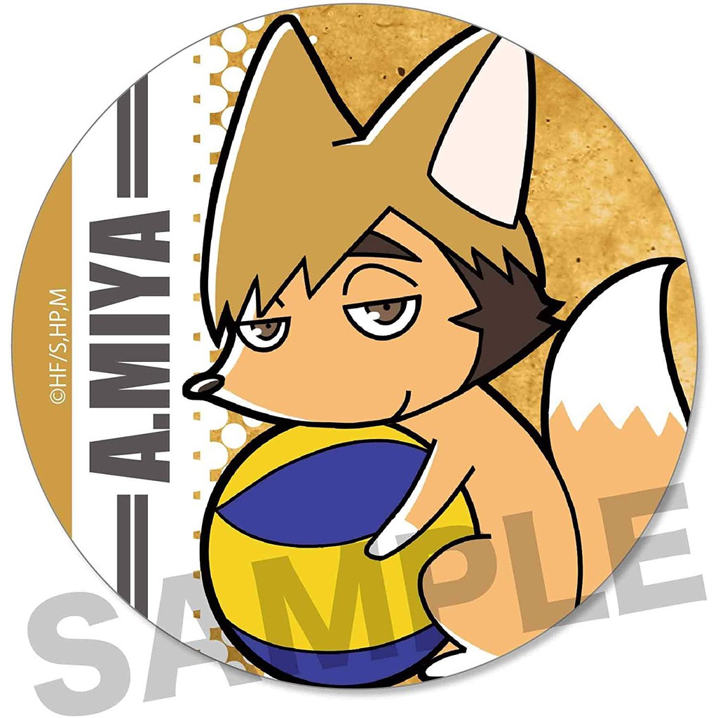 Combo 13 huy hiệu cài áo IN HÌNH Haikyuu!! Vua bóng chuyền ver thú cưng anime chibi dễ thương tiện lợi