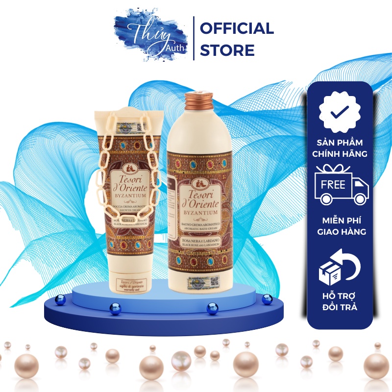 Sữa Tắm Tesori Ý Chai Màu Kem Hy Lạp Cổ Đại Size 250ml / 500ml