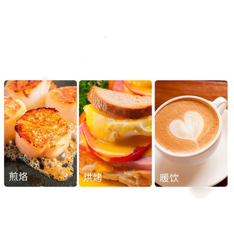 Lò Nướng Bánh Đa Năng 3 in 1 Máy Pha Cafe (rán, nướng, pha cafe)