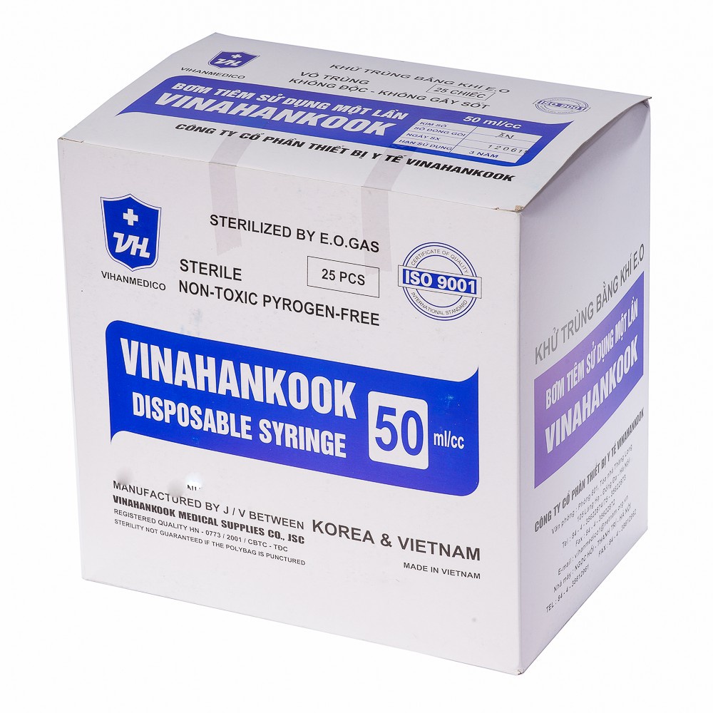 Bơm 50ml Cho Ăn Hoặc Tiêm Vinahankook