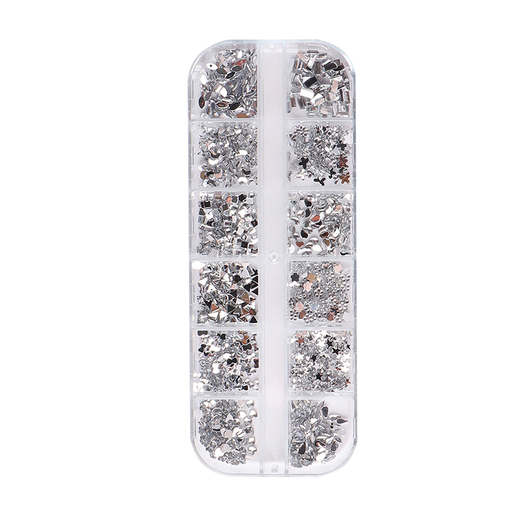 [Hàng mới về] Hộp Hạt Kim Tuyến Lấp Lánh Trang Trí Móng Tay Nghệ Thuật