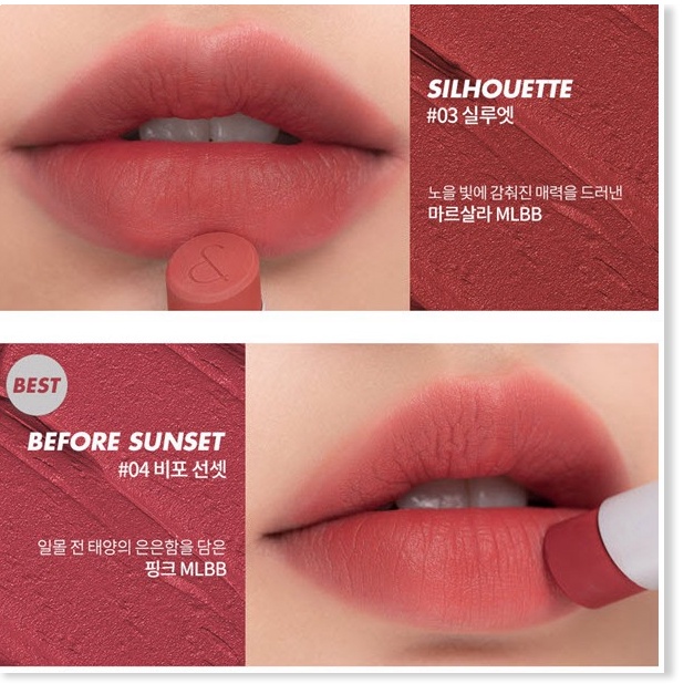 [Mã giảm giá shop] Son Romand Zero Gram Matte Lipstick & Zero Gram Romand Sunset Edition Limited