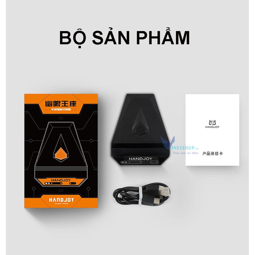 (SIÊU GIẢM GIÁ) Handjoy D4 | Bộ chuyển đổi chuột và bàn phím cho điện thoại chơi game PUBG, ROS, FreeFire kết nối không 