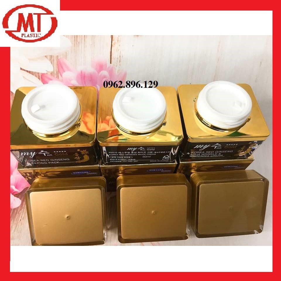 [auth] Kem dưỡng  trắng da, bay nám hồng Sâm My Gold Hàn Quốc hộp 50g date mới nhất