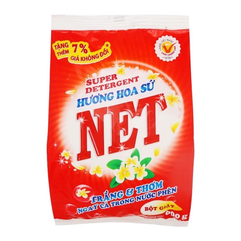 Bột giặt NET hương hoa sứ 600g