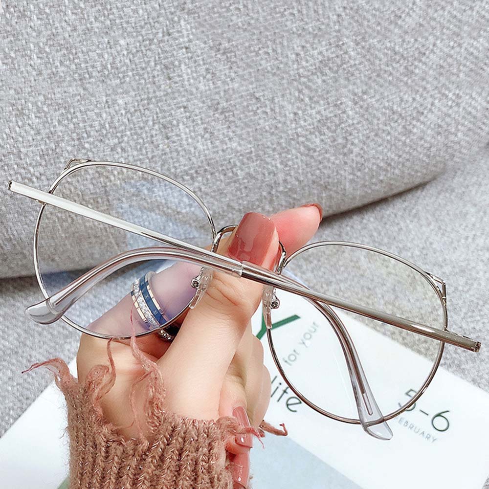 Kính Mát Gọng Kim Loại Bản Lớn Phong Cách Hàn Quốc Thời Trang Cho Nữ