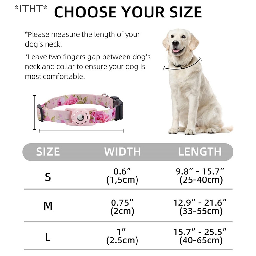 Vòng Cổ Điều Chỉnh Được In Kỹ Thuật Số Ittht Cho Cún Cưng Apple