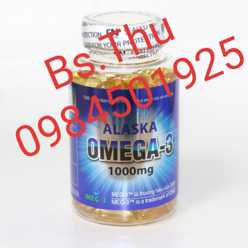 Lọ 100 viên dầu cá alaska omega - ảnh sản phẩm 8