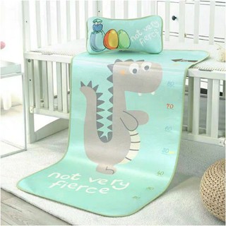 Chiếu Lụa Điều Hòa 3D Cao Cấp Kèm Gối Cho Bé