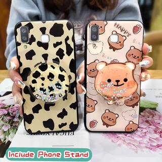 Ốp điện thoại có giá đỡ hoạt hình chống nước bảo vệ toàn diện cho Samsung Galaxy A9 Star / A8 Star / SM-G8850