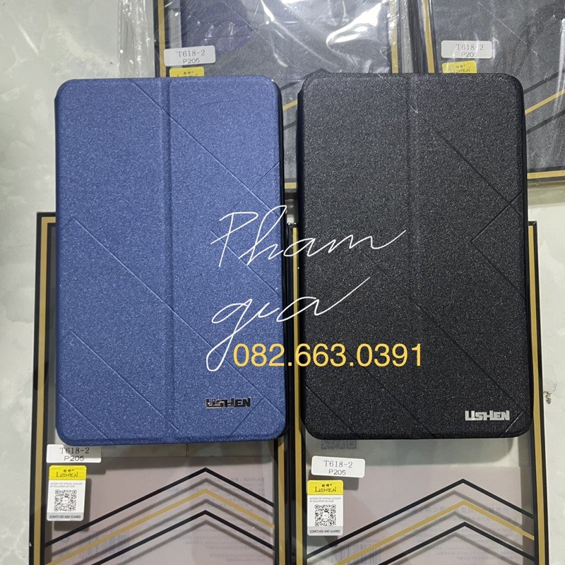 Bao Da Samsung Galaxy Tab A Plus 8.0 SPen 2019 (P205) có ngăn thẻ, chống xem phim | WebRaoVat - webraovat.net.vn