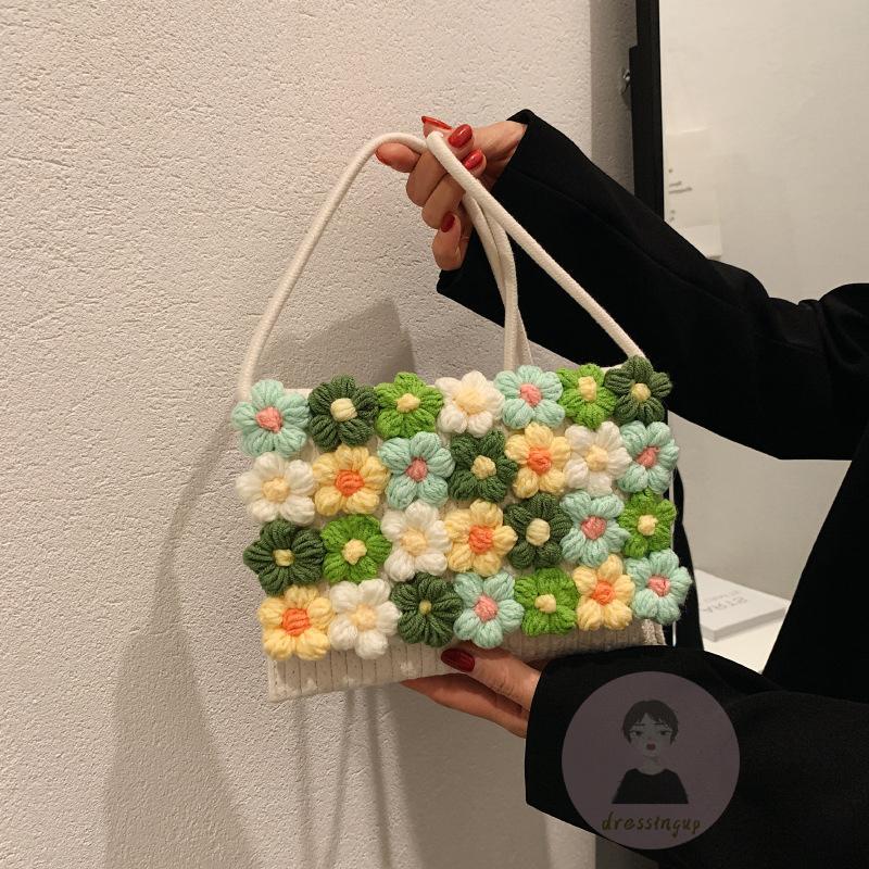 Túi Đeo Vai Nữ Cỡ Lớn Họa Tiết Hoa Thời Trang Xinh Xắn