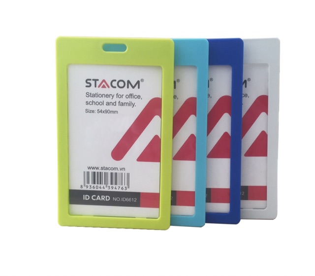 Mặt thẻ nhựa dọc Stacom 6612 (6 cái/hộp)