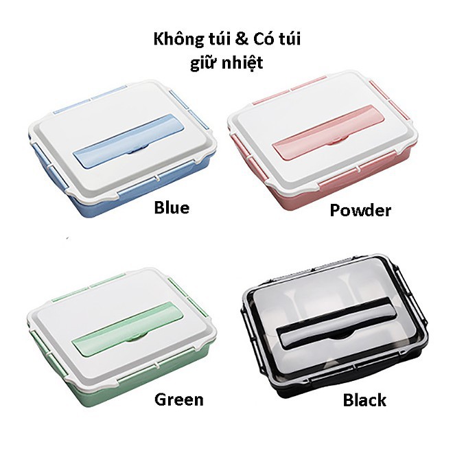 KHAY CƠM PHẦN GIỮ NHIỆT INOX 5 NGĂN