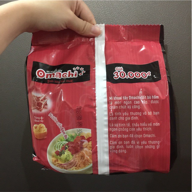 Túi 5 Gói Mì Khoai Tây Omachi 80g | BigBuy360 - bigbuy360.vn