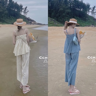 Set áo 2 dây + quần dài