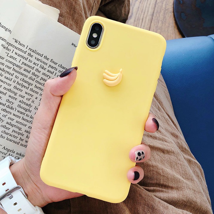 Ốp lưng hình quả chuối cho Apple iPhone 11 12 Pro XS XR XS Max iPhone X 8 7 6s 6 Plus 5s 5 5G 6P 7P 6g 7g | BigBuy360 - bigbuy360.vn