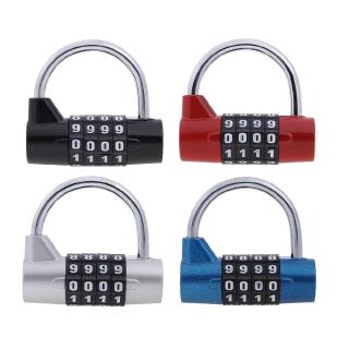 4 Digit Password Safety Lock Wide Shackle Combination Padlock New