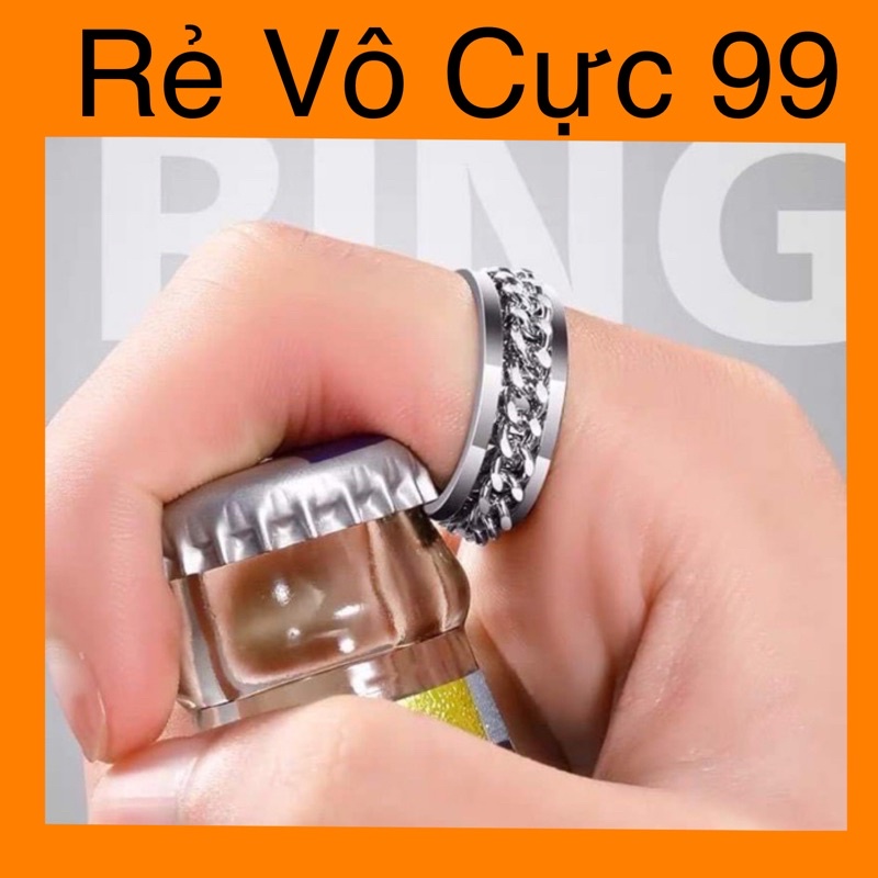 Nhẫn titan khui bia cực ngầu