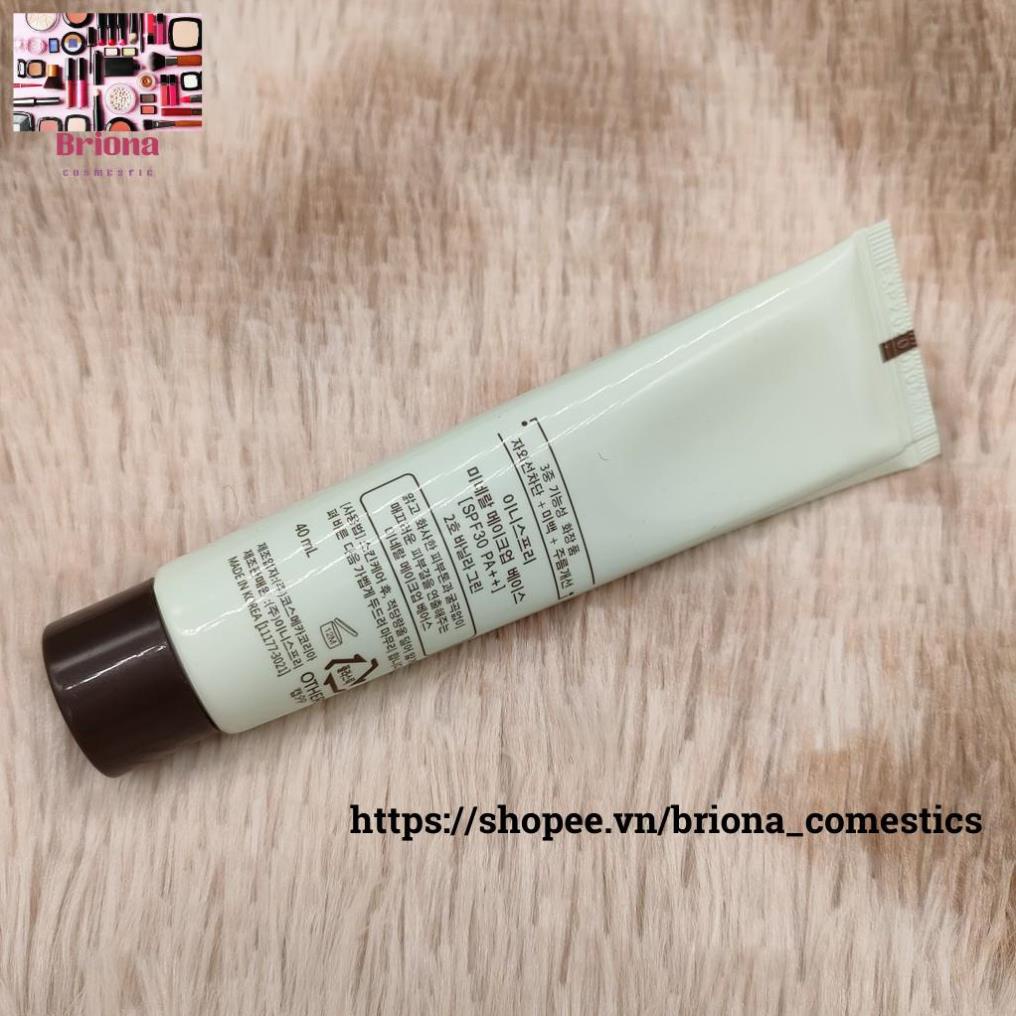 Kem Lót 4 Trong 1 Innisfree Mineral Make Up Base SPF30/PA++ 40ml điều chỉnh hiệu ứng tone da thiết yếu trong trang điểm | BigBuy360 - bigbuy360.vn
