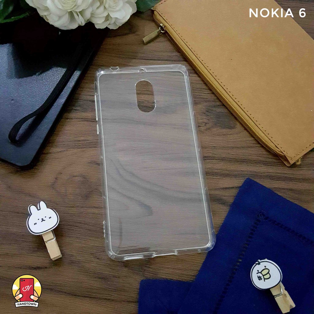 NOKIA 3 / 5 / 6 ỐP SILICON TRONG SUỐT VIỀN TRONG CAO CẤP