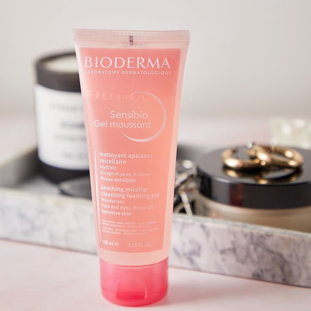 Gel Rửa Mặt Tạo Bọt Cho Da Nhạy Cảm Bioderma Sensibio Moussant 45ml, 100ml và 200ml - Khongcoson | BigBuy360 - bigbuy360.vn