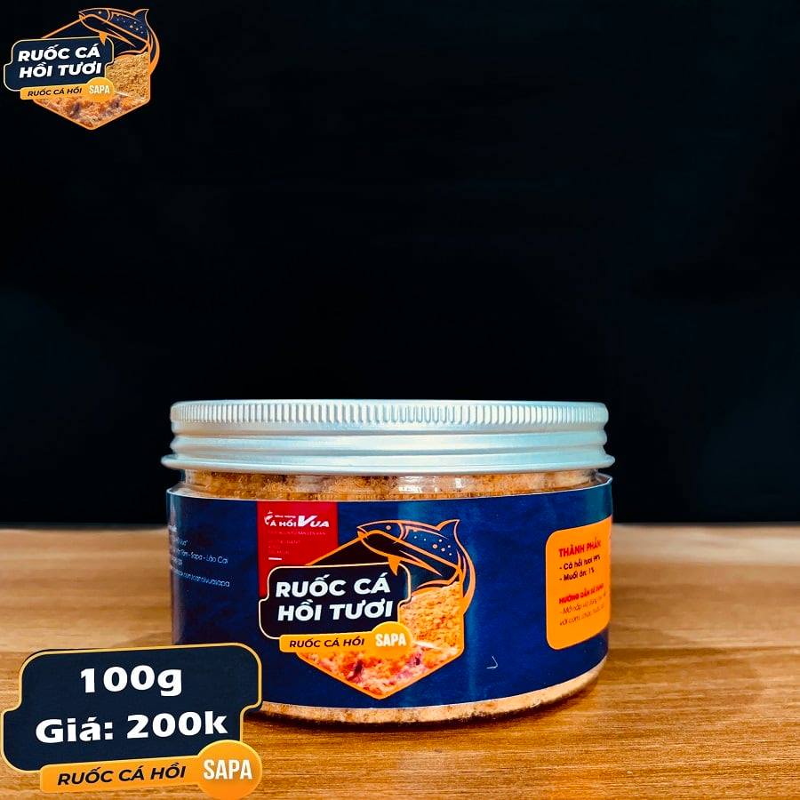 RUỐC CÁ HỒI TƯƠI SAPA NGUYÊN CHẤT NHÀ LÀM 100gr, thơm ngon không chất bảo quản, nhiều chất dinh dưỡng dành cho mọi lứa t | BigBuy360 - bigbuy360.vn