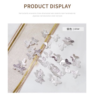 Charm Bướm 3d Mẫu 0,7cm( GIAO MÀU NGẪU NHIÊN )