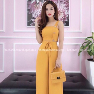Set áo và quần ống rộng