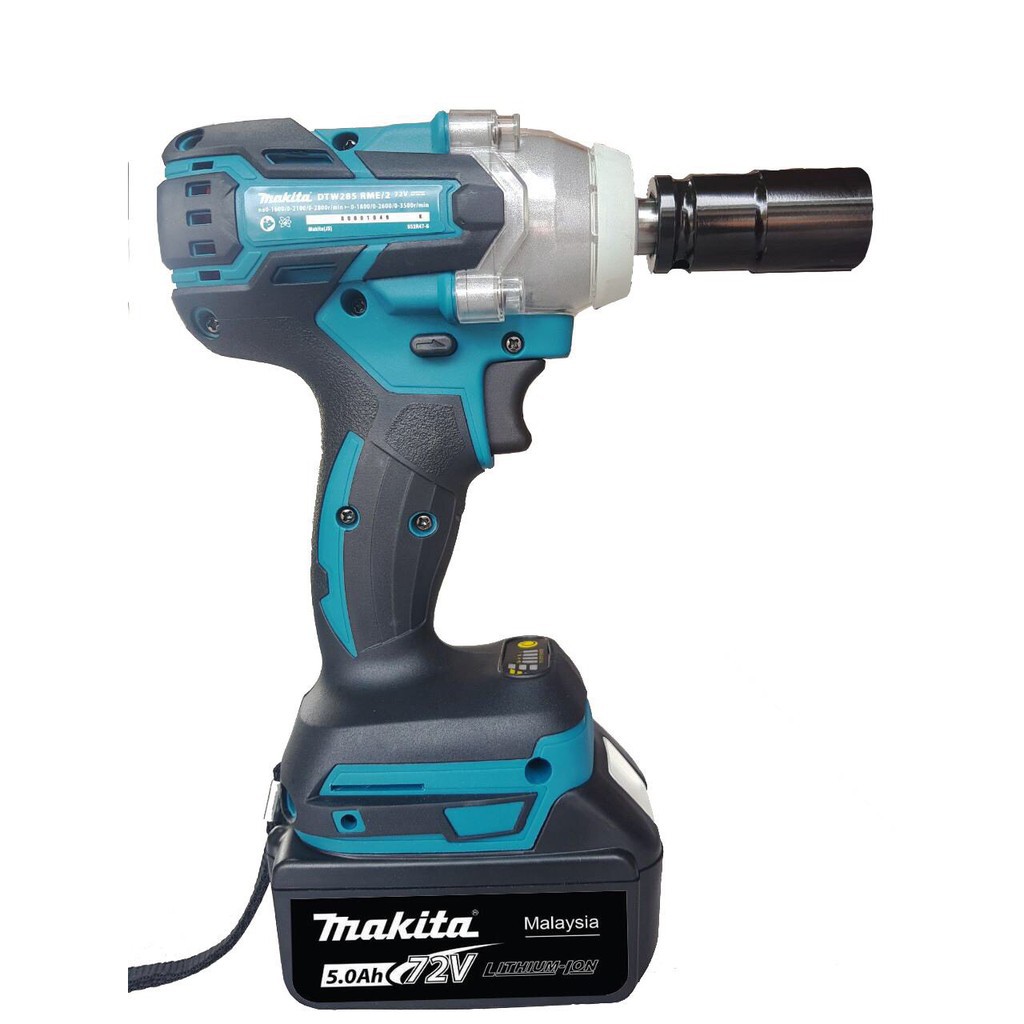 Máy bắn bu lông pin Makita 72V BH 6 tháng , trọn bộ 2 pin máy khoan siết bulong dùng pin, máy vặn bulông dùng pin