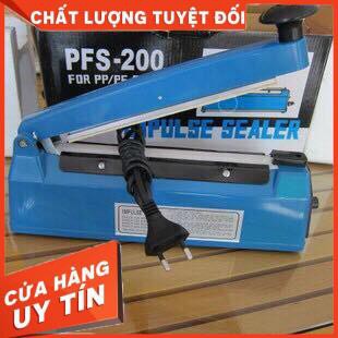 [Xả kho + free ship] Máy Hàn Miệng Túi Dập Tay PFS 200MM