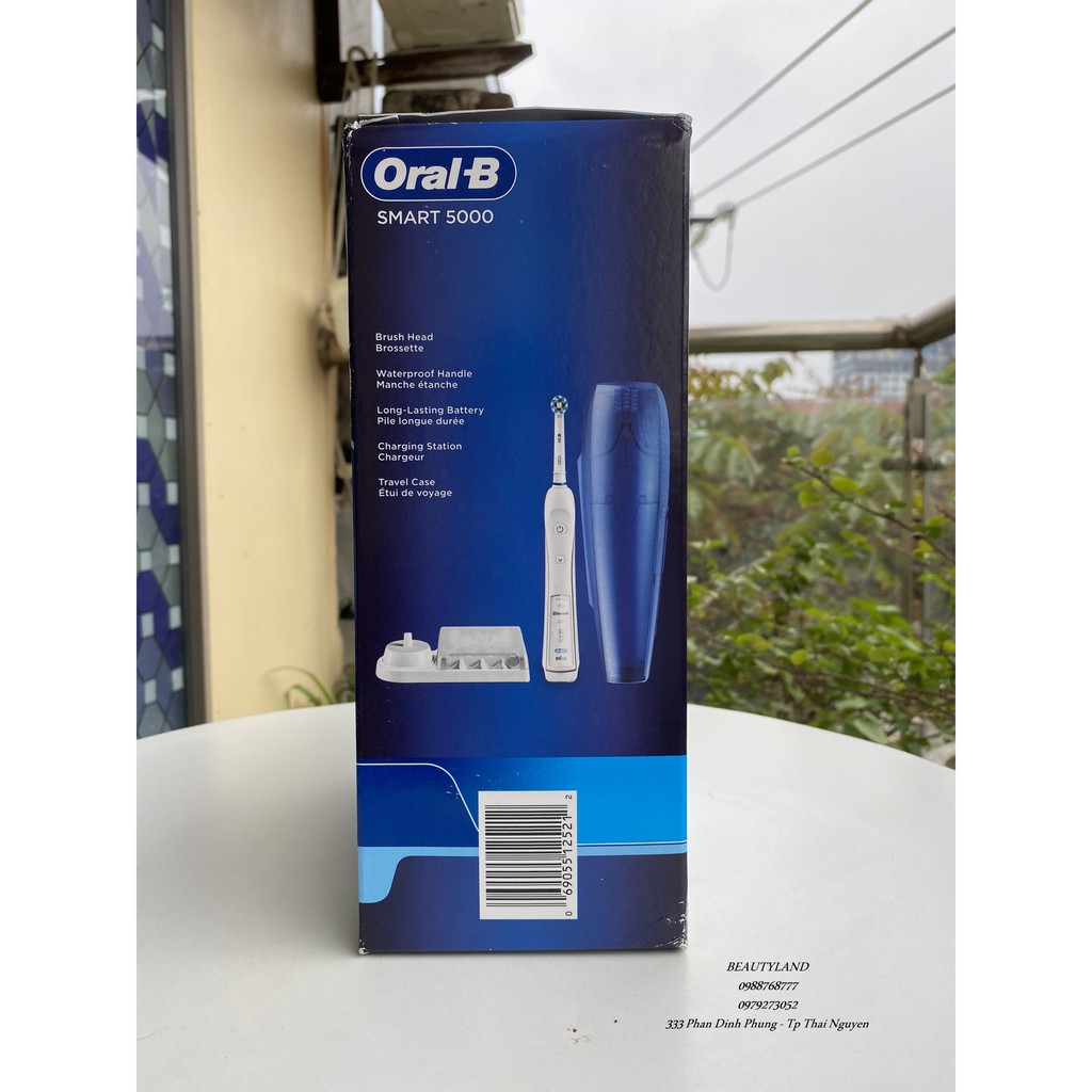 [Hàng Đức] Bàn chải đánh răng điện Oral B pro 5000 kết nối bluetooth