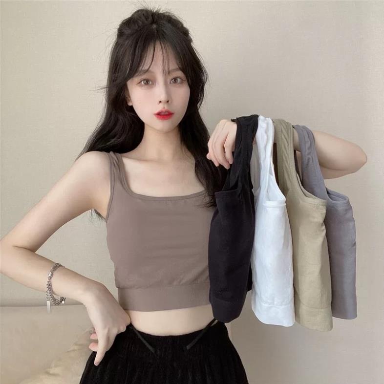 ❤️ ❤️ Áo Bra Thun Mềm Dáng Lửng Sẵn Đệm Ngực Siêu Hot 1809 ❤️ ❤️