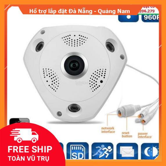 Camera VR Cam 3D Panoramic IP Wifi Full HD 360 Độ 3.0 MP tầm nhìn bao quát