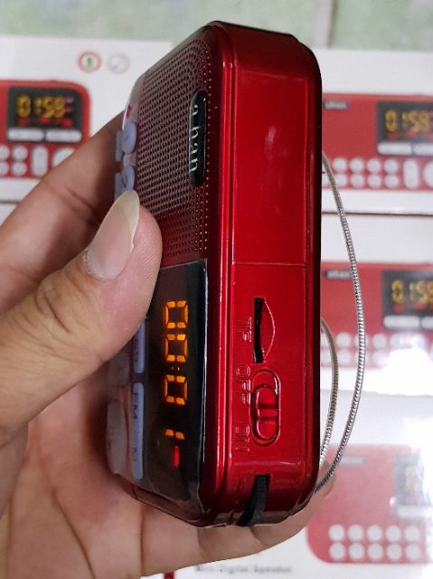 MÁY NGHE NHẠC THẺ NHỚ USB RADIO NGHE KINH AHAN-H866