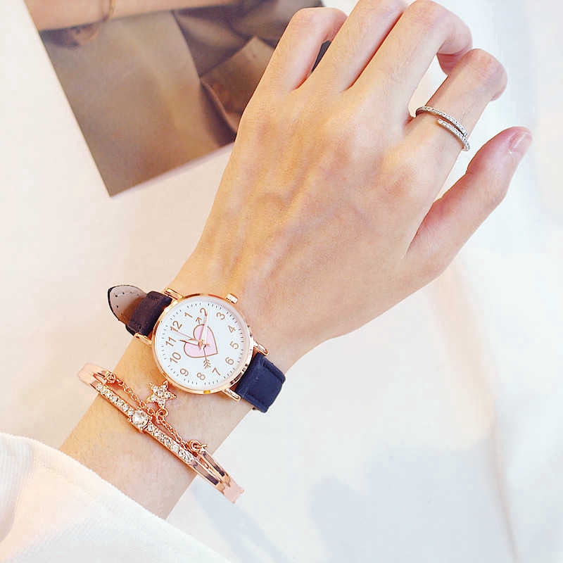 Đồng Hồ Quartz Nữ Dây Da Thời Trang