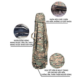 Túi, bao, balo đựng cần câu loại 1M và 1m25 ( Vải Oxford)