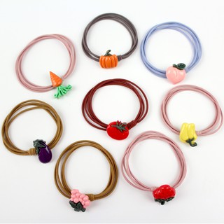 SÉT 5 DÂY BUỘC TÓC TRÁI CÂY PK121