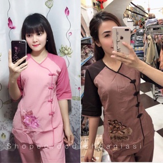 Đồ Lam Đi Chùa # Tim PrapLan # Đồ Bộ # Quần Áo Nữ