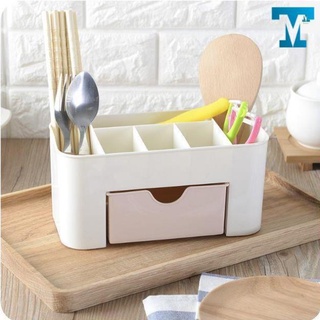 HCM - Kệ Trang Điểm Kệ Mỹ Phẩm Nhựa Mini Có Ngăn Kéo