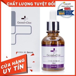 [CHÍNH HÃNG] Serum dưỡng ẩm trắng sáng da, mờ thâm nám, cấp nước, chống lão hóa GOODNDOC HYDRA B5 30ml